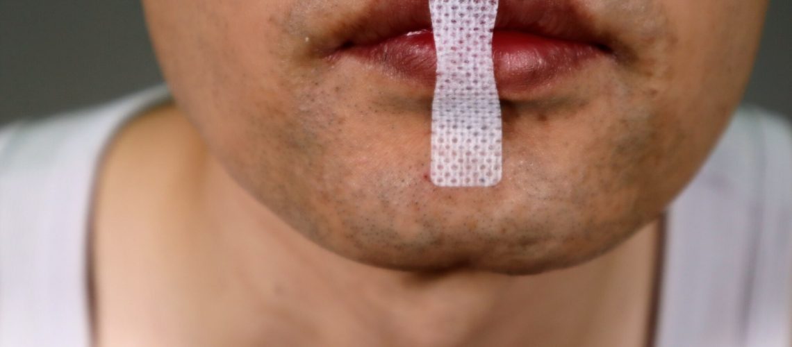 Taping my mouth while I sleep?
